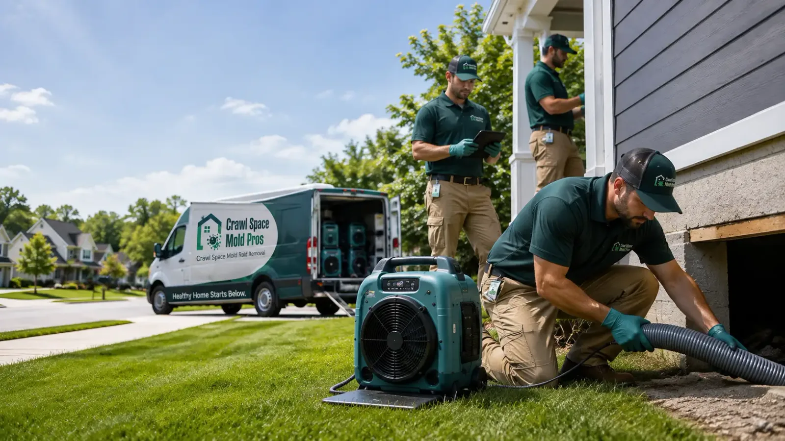 Crawl Space Mold Removal in Washington, UT